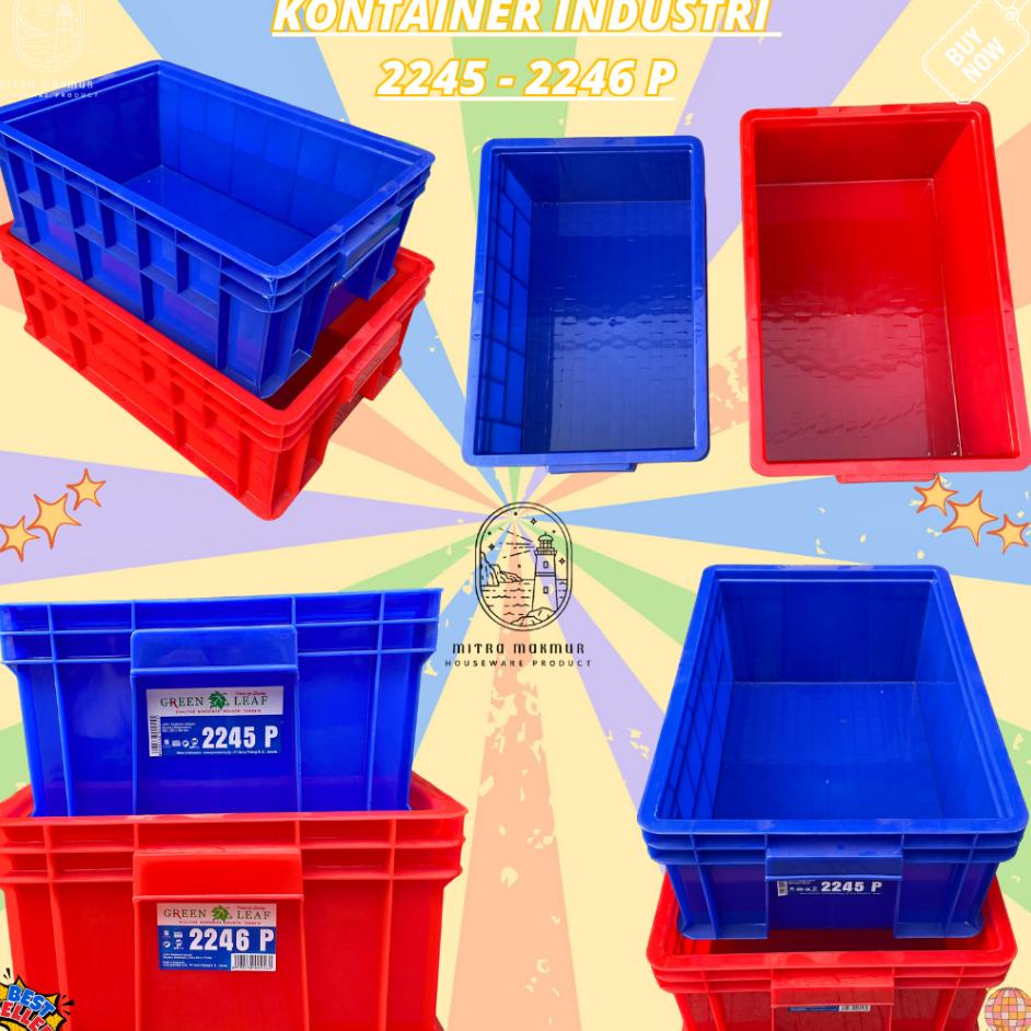 Keranjang Industri 2245-2246 P / Container Box Industri Rapat Container Box