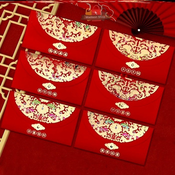 

New! Promo Awal Tahun Amplop Angpau Merah Premium Angpao Imlek Kado Ultah Limited