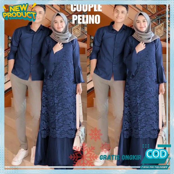 Baju Couple Pasangan Muslim Gamus Kepel Gamiz Murah Pasangan Kekinian Model Sekarang Games Wanita Ba