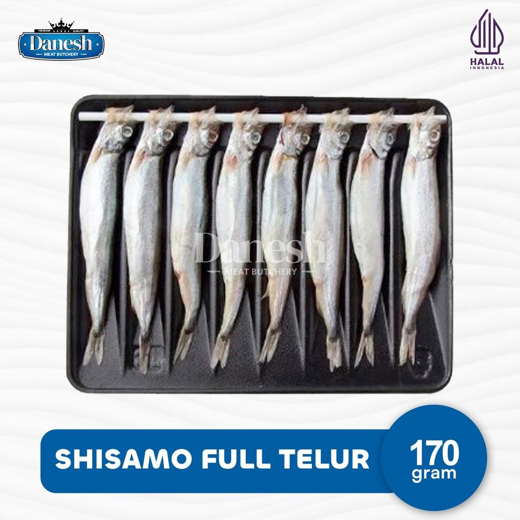 

Ready Ikan Shisamo Fish Premium Full Telur 170gr Fresh Frozen