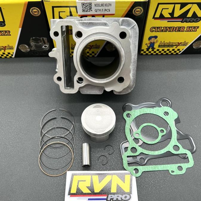 Blok Seher Mio M3 Fino Fi 125 X Ride 125 ORIGINAL RVN PLUS PISTON KIT