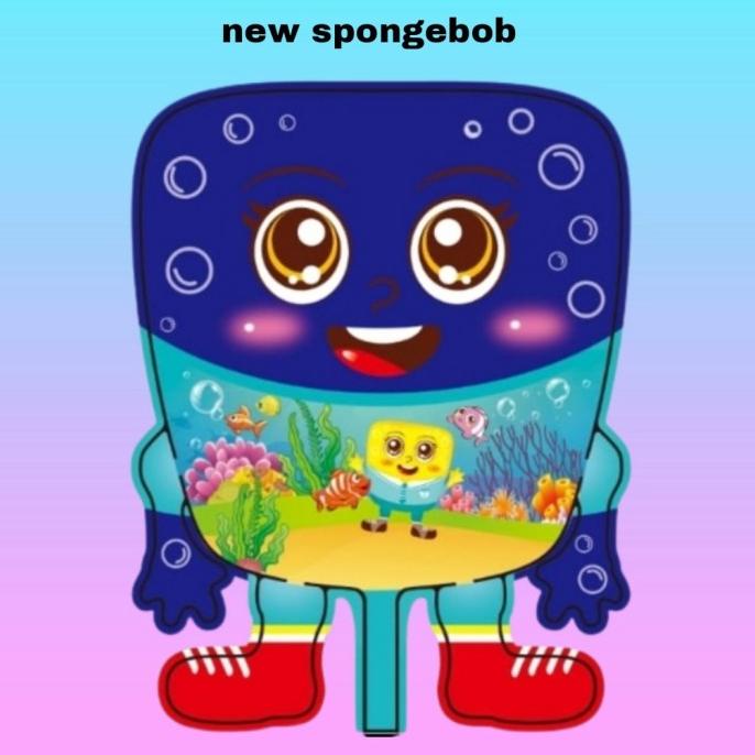 NEW SPONGEBOB 1pack (BALON GAS/FOIL/TERBANG/KARAKTER )