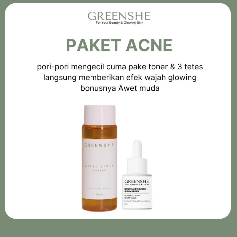 PAKET ACNE GREENSHE