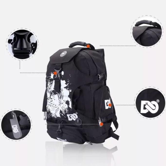 Tas inline skate Sepatu roda backpack Pro original denuoniss