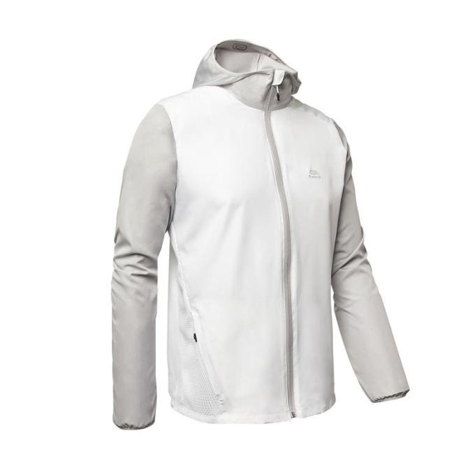 Decathlon KALENJI MEN'S RUNNING WINDPROOF JACKET - WHITE - 8504181