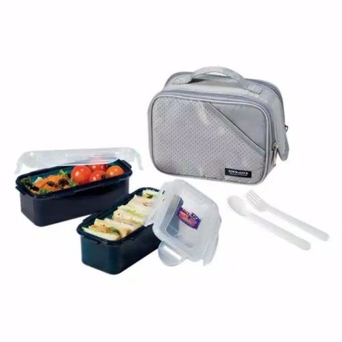 Lock&Lock Lunch Box Set 2 Pcs Locknlock / Lock N Lock Tempat Makan