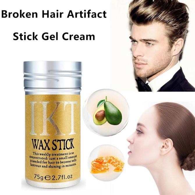 Cream Waxing - Pomade Stik Hair Wax Pria Wanita Gel Cream Stick Styling Rambut Rusak