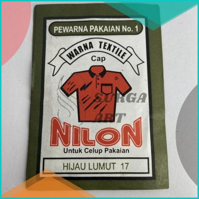 

WANTEX CAP NILON HIJAU LUMUT 17 Pewarna Kain Pakaian Textil Permanen 1
