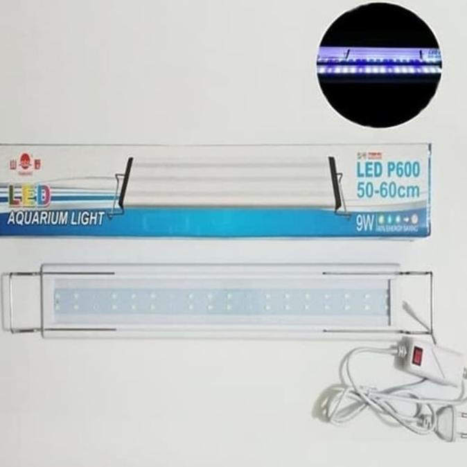Lampu Led Aquarium aquascape Yamano P600 9watt panjang 50-60cm