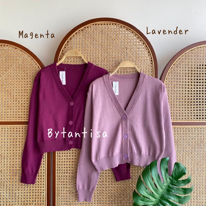 [AMAZED PEOPLE] Bytantisa - Cardigan Rajut Crop Inara Model Pendek