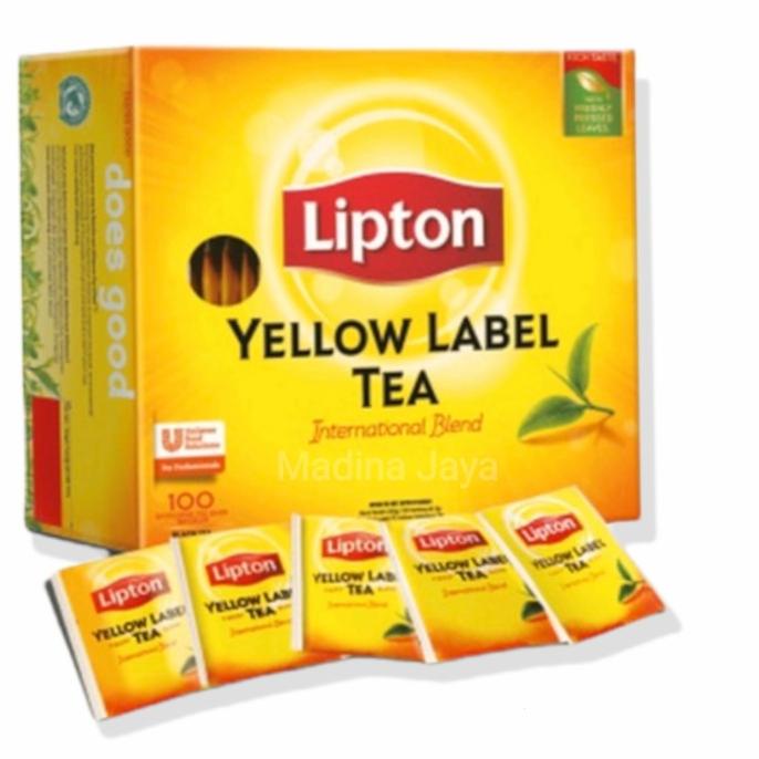 

Hot Sale Lipton Yellow Label 100 Tea Bag Envelope