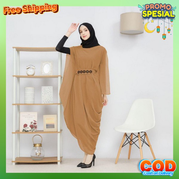 Dress Kekinian Remaja Rmja Model Dewasa Perempuan Cewek Kaftan Wanita Terbaru 2024 Mewah Cantik Mode
