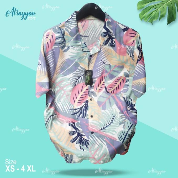 Baju Kemeja Pria Hawai Pantai Size Jumbo Terbaru / Kemeja Cowok Bali