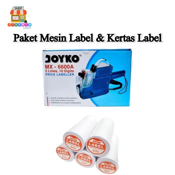

Alat Label Harga MX-6600 / Mesin Price Labeller Exp Date - 10digit