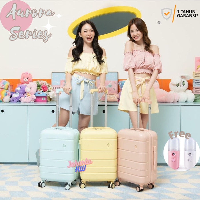Koper Kabin Cabin Luggage Suitcase Koper Pastel Warna Warni