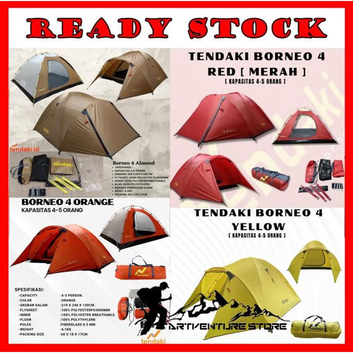 Tenda Mountain Inn Sport BORNEO 4