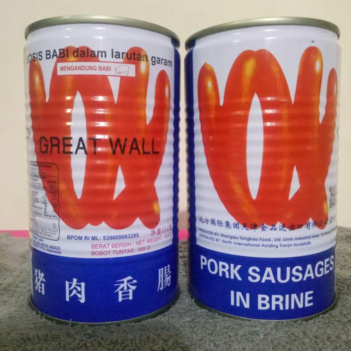 

Sosis Babi Kaleng Pork Sausages In Brine Fu Yong Fong Fyf - 454 Gr 056