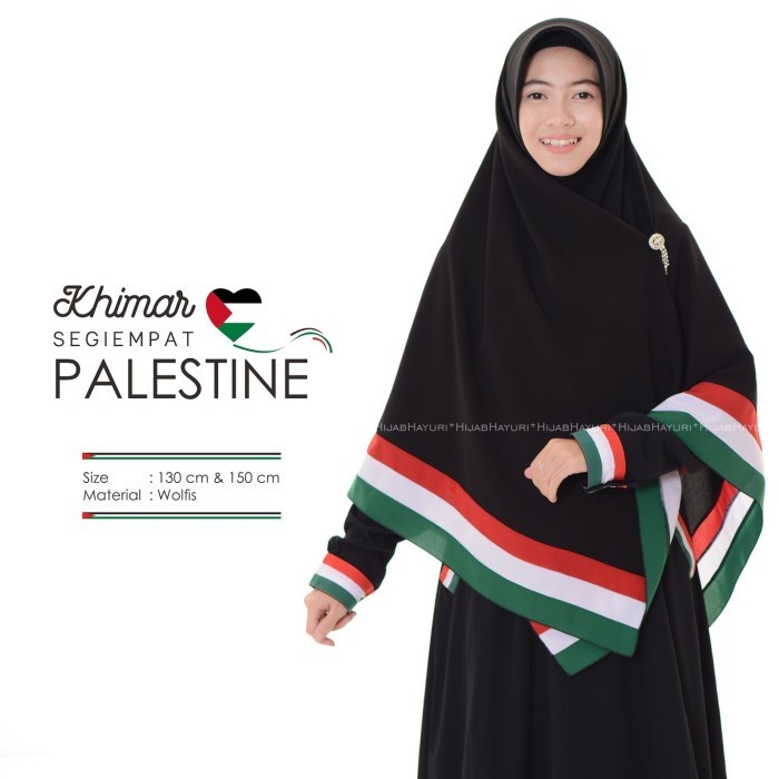 (Gamis Saja) Baju Gamis Muslim Wanita Syari Palestina - Tom Ready