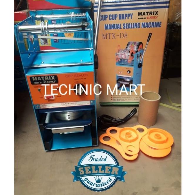 Mesin Cup Sealer Murah Matrix Mtx-D8 By Eton/Alat Pres Gelas