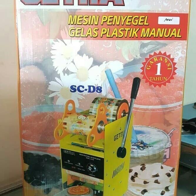 Cup Sealer Getra Sc-D8/ Mesin Pres Gelas Plastik