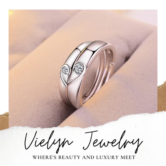 BISA COD - CINCIN TUNANGAN ROMANTIS PREMIUM
