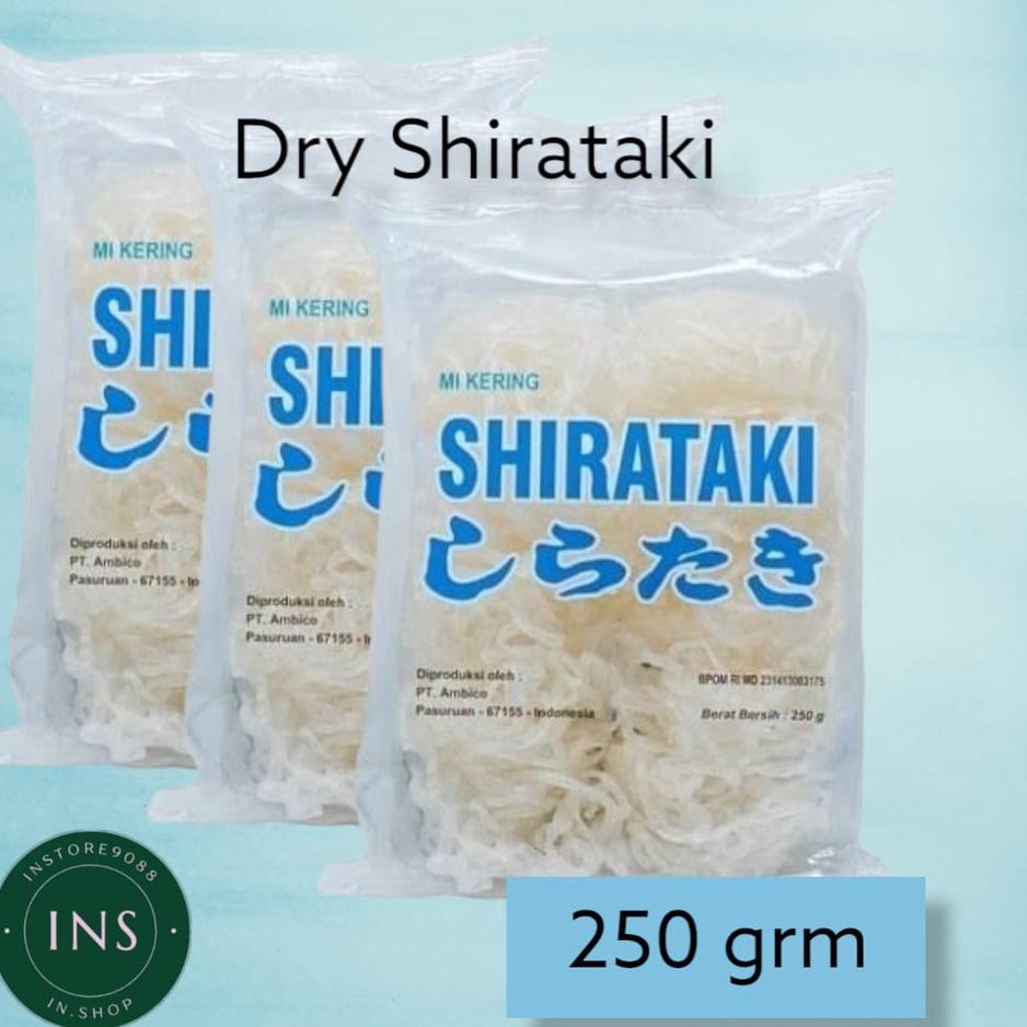 

E Kering Shirataki - Dry Shirataki ( Isi 10Pcs ) 250Gr