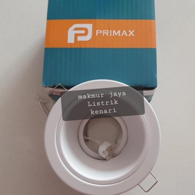 TERLARIS Primax Casing Lampu Mr16 Downlight Mr16 Tusuk Putih