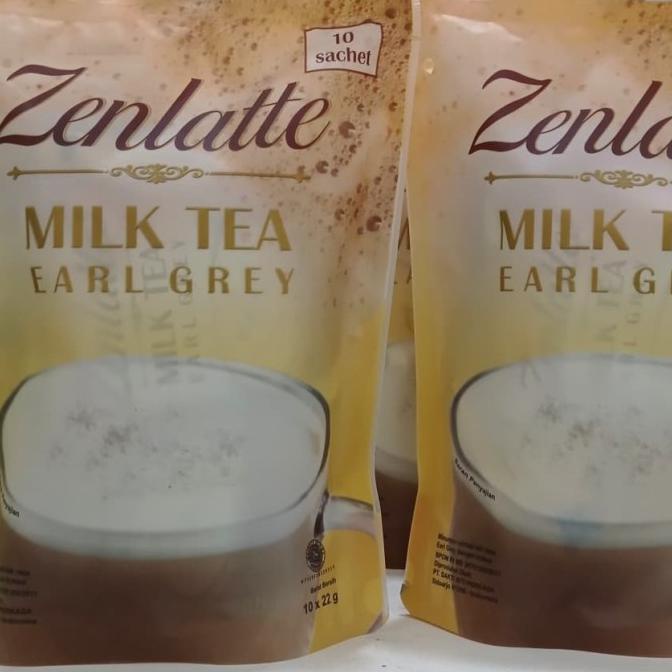 

siap kirim] zenlatte milk tea earl grey 10x22gr