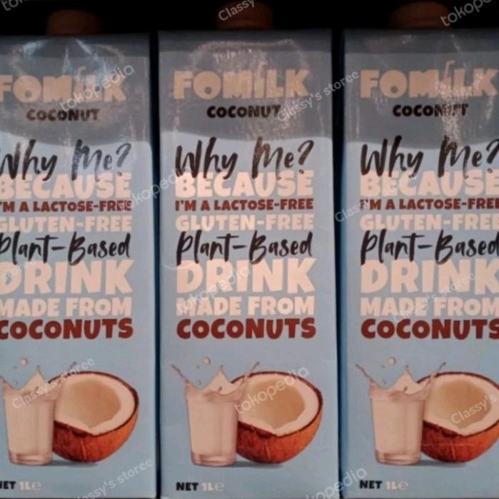 

Fomilk Coconut Drink 1 Liter/Susu/Plant Based/Gluten Free 096