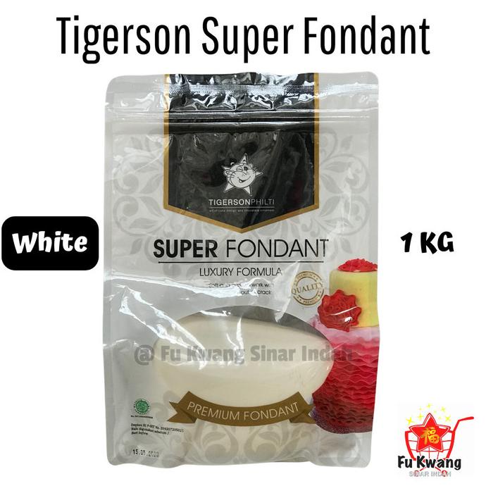 

~^~^~^] Tigerson Philti Super Fondant Putih Cotton White 1 kg