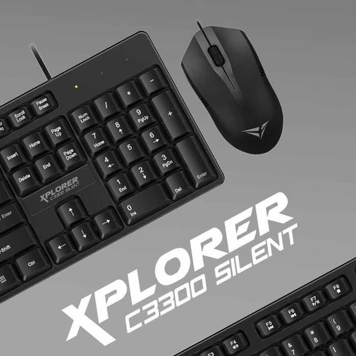 Alcatroz Xplorer C3300 Silent Keyard & Mouse