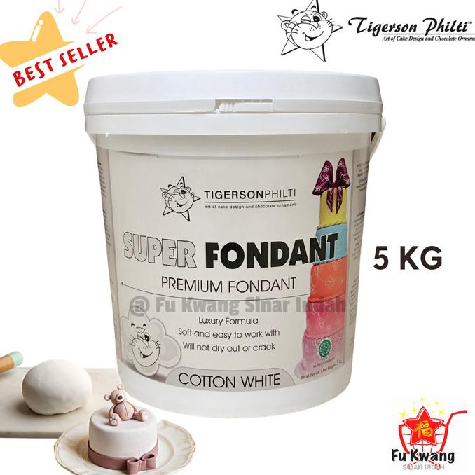 

Silahkan Order] Tigerson Philti Super Fondant Putih Cotton White 5 kg