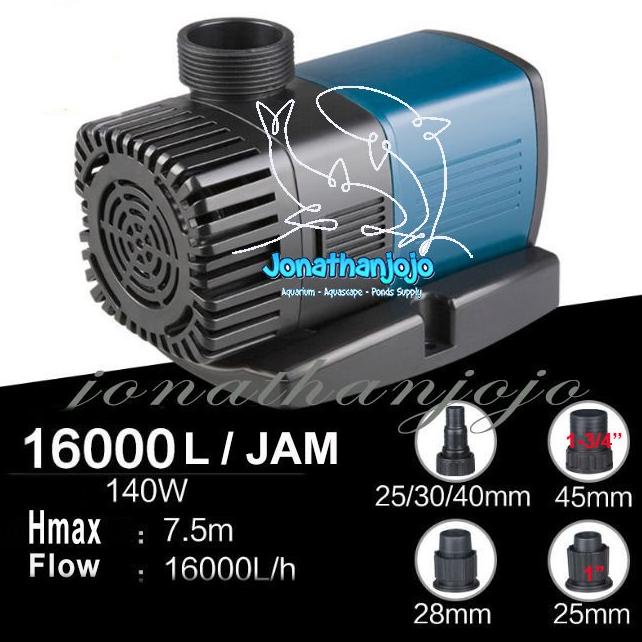 Sunsun Jtp 16000 Serie Pompa Hemat Listrik Low Watt Aquarium Kolam Koi