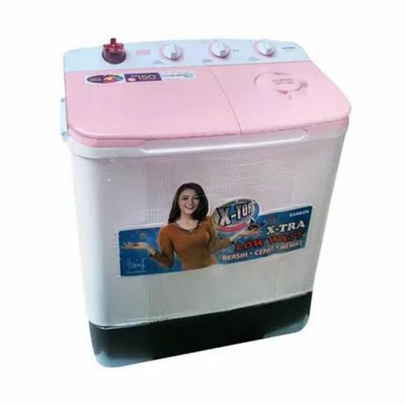 MESIN CUCI 2 TABUNG SANKEN TW-8663F NEW AQUANI SERIES  TW 8663 F