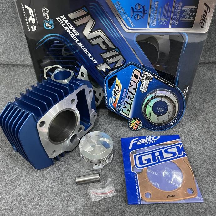 BLOK SEHER BORE UP 57MM FAITO SUPRA X 125 KHARISMA