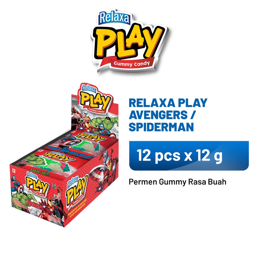 

Relaxa Play Avengers / Spiderman Box 12 x 12 GR