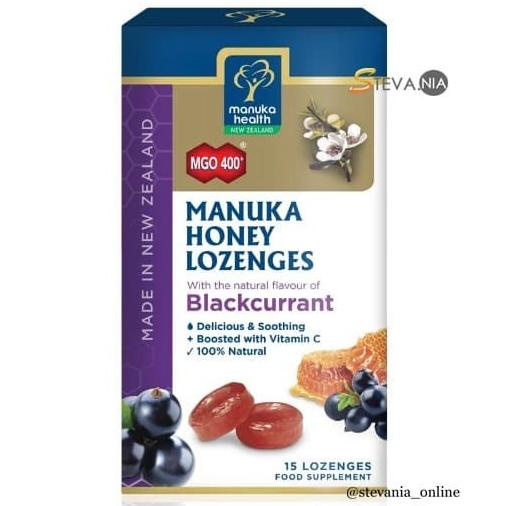 

Manuka Health Mgo 400+ With Blackcurrant Lozenges Original