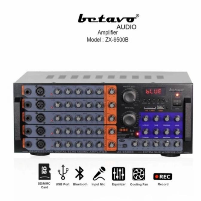 Amplifiee Betavo Zx9500B / Zx 9500B / Zx9500 B Original Kualitas Premium