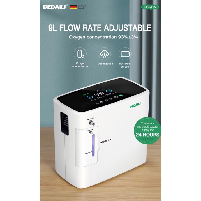 Oxygen Concentrator OKSIGEN KONSENTRATOR DEDAKJ DE-2SW 2L-9L GERMAN