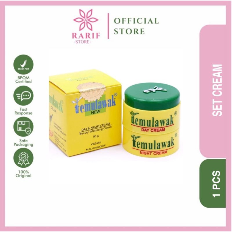 ❤️rarif_store❤️Set Cream Temulawak asli bpom