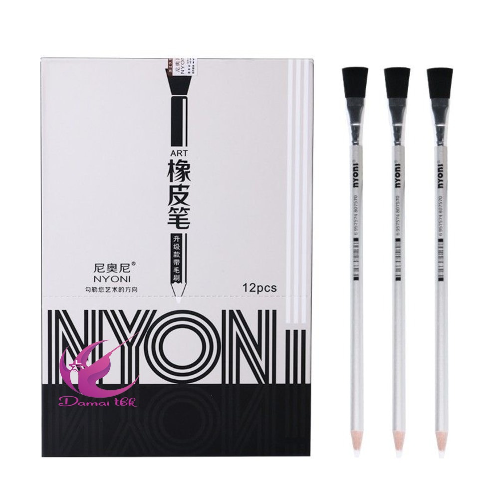 

NYONI Penghapus Pensil / Pencil Shaped Eraser with cleaning brush