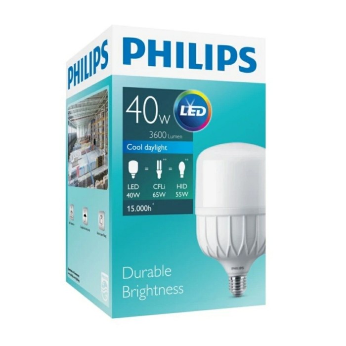 Lampu LED Bulb Philips 40w TrueForce 40 Watt 40Watt Putih