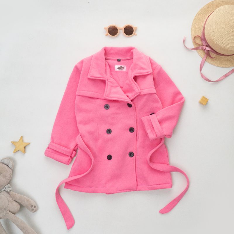 Promo Mega Sale 1.1 // Jaket blazer anak perempuan korea jaket blazer korea longcoat anak perempuan