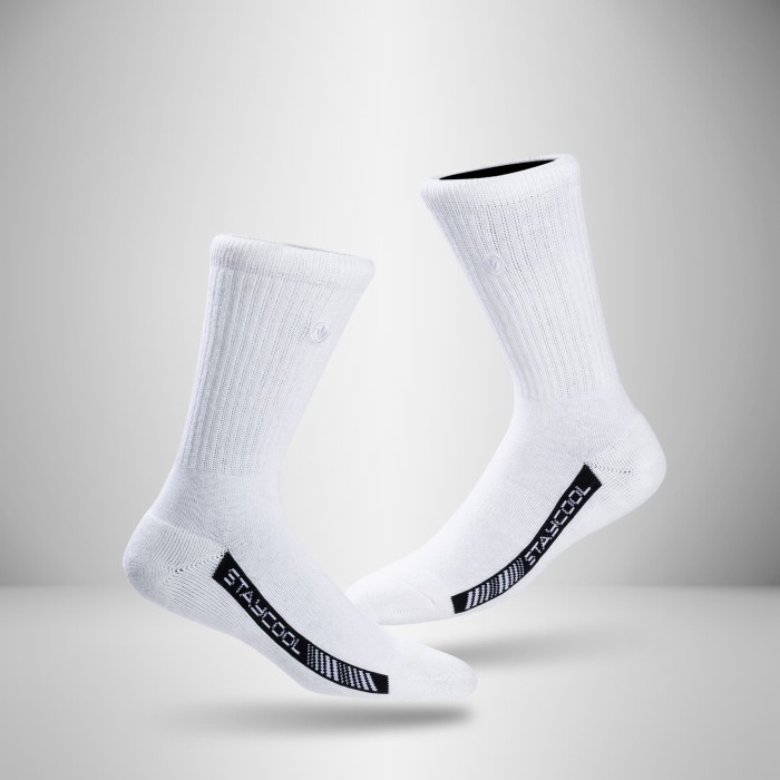 Kaos Kaki - Staycool Socks Kaos Kaki Fashion Basic Og - Off White