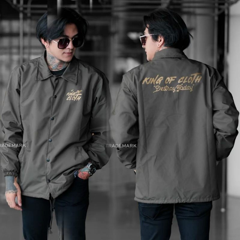 Promo Mega Sale 1.1 // JAKET WINDBREAKER INDIGO KING OF CLOTH - COACH PARASIT JAPAN SIMPLE PRIA