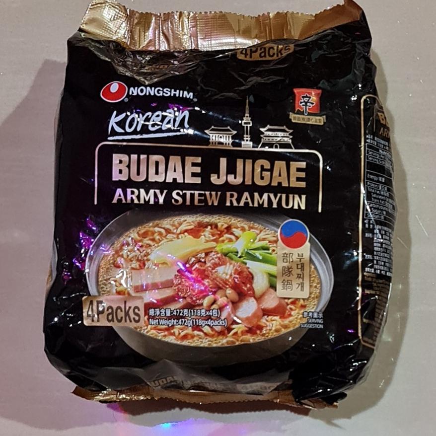 

Nongshim Korean Budae Jjigae Army Stew Ramyun 4 X 118 Gram