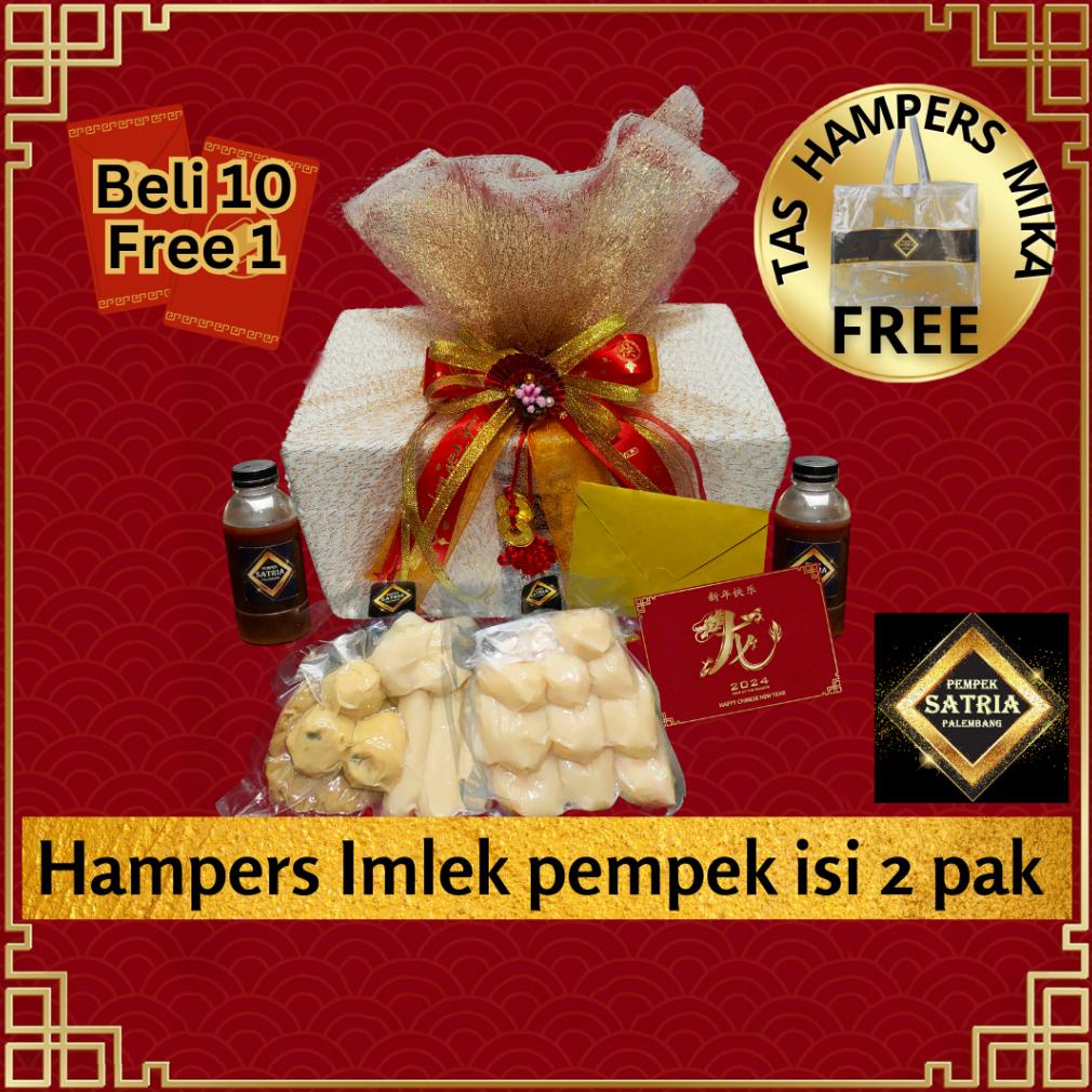 

New Stok Hampers Imlek Sincia Chinese New Year Parcel Parsel Hadiah Bingkisan Gi Kado Makanan Mpek Empek Pempek Satria Beku Frozen Isi 2 Pack Terlaris