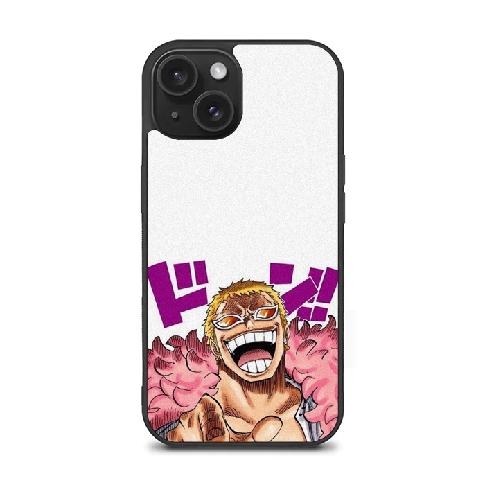Case Casing Softcase Cover Iphone 15 14 13 12 11 X Xs Xr Pro Max Plus Mini Donquixote Doflamingo BG1