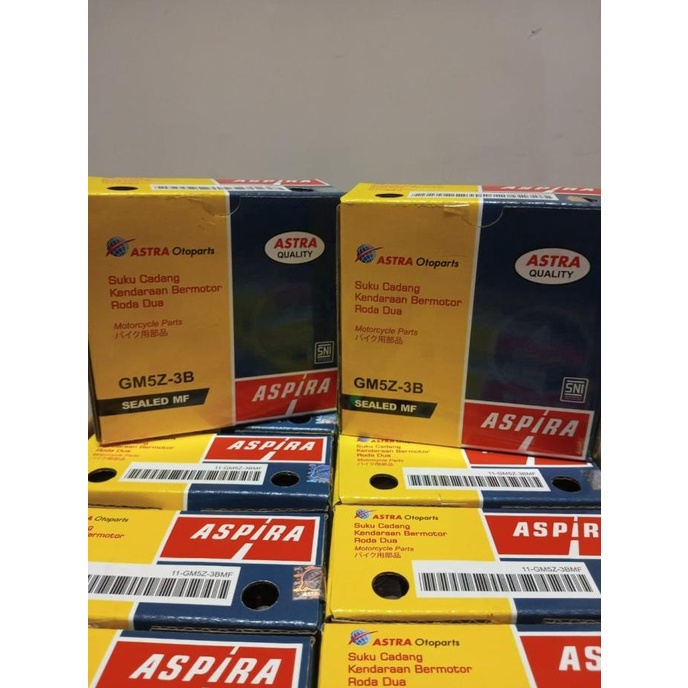 Aki Motor Vega Zr Original Astra Aki Kering Kualitas Amper 5