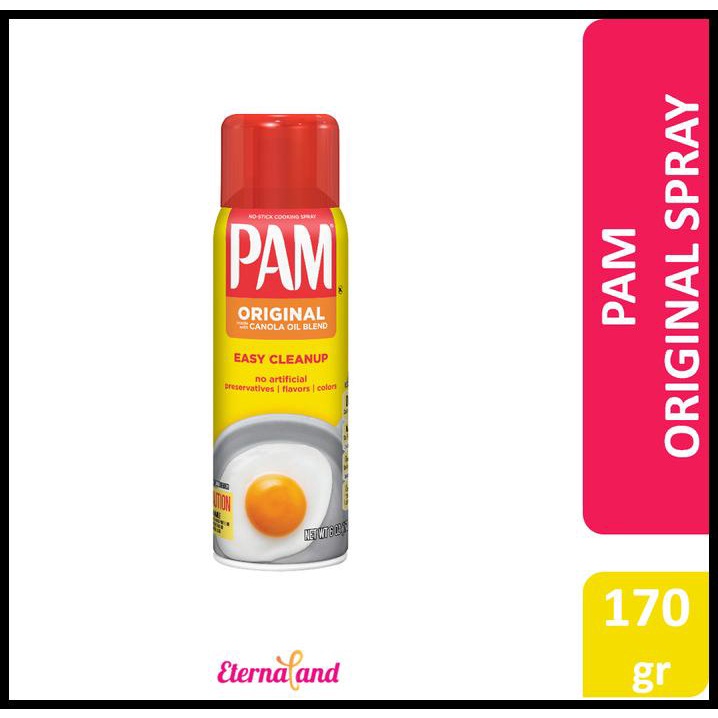 

Pam No Stick Cooking Spray Original With Canola Oil - Minyak Kanola